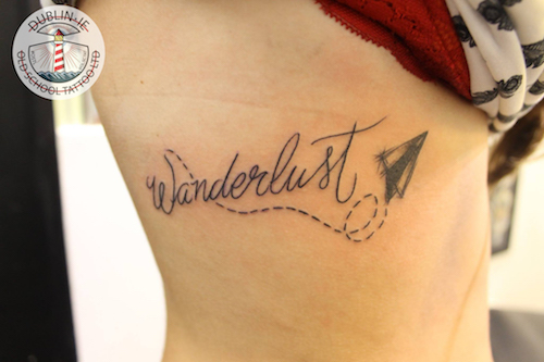 wonderlust tattoo